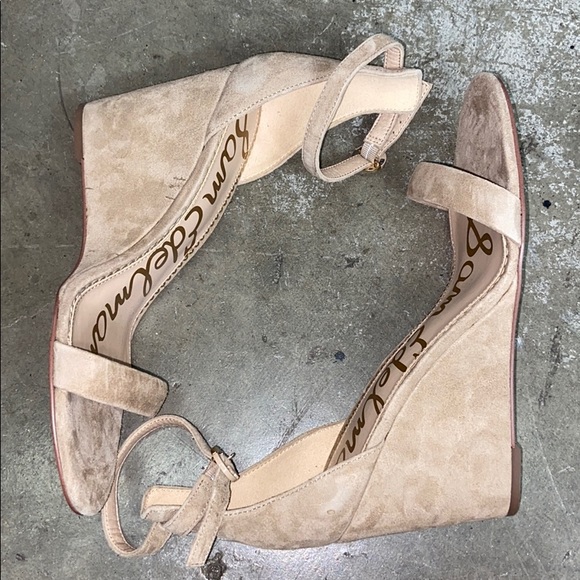 SAM EDELMAN NEESA OATMEAL SUEDE (11M) - Picture 2 of 6